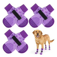 EXPAWLORER chaussettes anti-glisse patte avant, adhérence renforcée