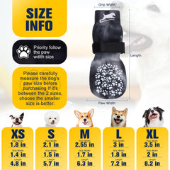 EXPAWLORER chaussettes à traction double-face pour sols lisses et sécurité.