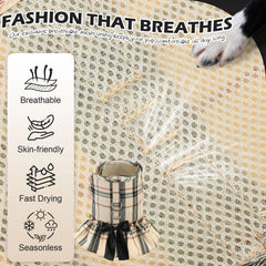 EXPAWLORER harnais-chien velcro-ajustable, enfiler rapidement et ajuster facilement