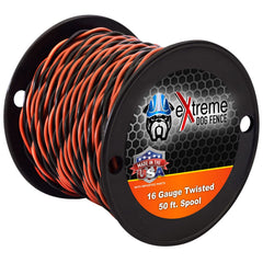 Fil transmetteur Extreme Dog Fence pré-tordu 16ga, facilite l'installation et relie le transmetteur au circuit.