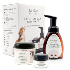 Eye Envy kit-taches-larmes-chien : réduit les taches autour des yeux.