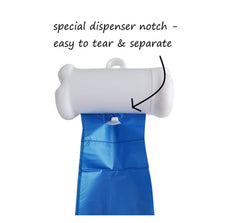EZ PICK UP sacs-poubelle bleu sans parfum, odeur neutre lors des balades.