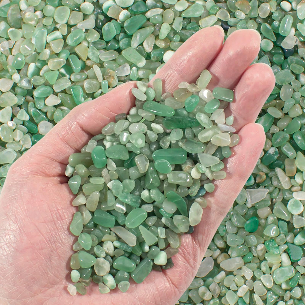 EZEELAI éclats bruts d’aventurine verte, parfaits pour décor naturel et durable.