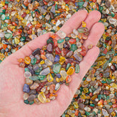 EZEELAI gravier agate coloré pour aquarium, couleurs vives et durables.