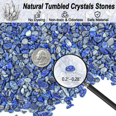 EZEELAI gravier lapis-lazuli décor vase bleu élégant et lumineux.