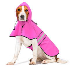 Ezierfy manteau pluie rose ajustable : confort optimal lors des sorties.