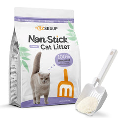 EZSKUUP litière chat anti-collage au fond, prélèvement facile sans accrocher.