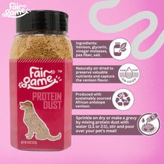 Fair Game Poudre Protéine sauce, mélange facile avec de l’eau pour une sauce onctueuse.