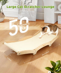Famifit grifoir chat grand format 34 po, espace suffisant pour étirer le corps