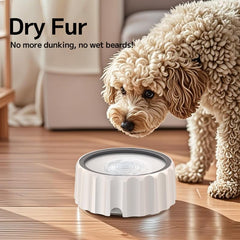 Famigreta gamelle chien disque flottant pour reduire les eclaboussures.