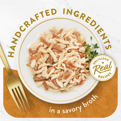 Fancy Feast Appetizers, bouillon soyeux, texture délicate pour repas humide