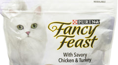 Fancy Feast Chats Gourmet : Formule équilibrée avec acides gras pour pelage et énergie.