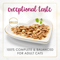 Fancy Feast Delights cheddar poulet, texture juteuse pour félins