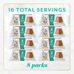 Fancy Feast Gems boîtes 4 oz, format pratique pour un service rapide.