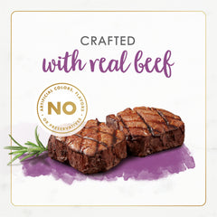Fancy Feast Gourmet Naturals ingrédients boeuf naturels protéine principale pour l'énergie