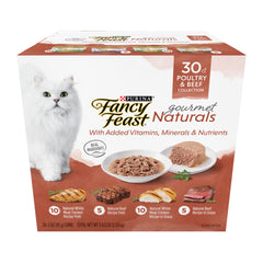 Fancy Feast Gourmet Naturals poulet pâté 3oz, texture onctueuse pour repas facile