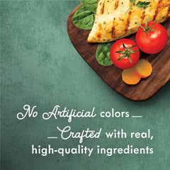 Fancy Feast Medleys Primavera tomate et épinards : saveurs et textures variées.