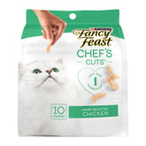 Friandises Fancy Feast pack 5 sachets, poulet naturel pour récompenser.