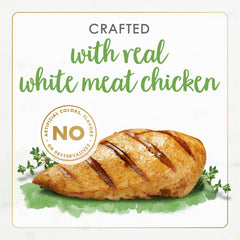 Pâté Fancy Feast sans colorants artificiels, goût naturel de poulet.