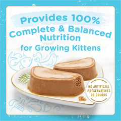 Fancy Feast Petites Kitten Pate Barquette Saumon : texture appétissante