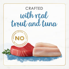 Fancy Feast Sans colorants — ingrédients naturels sans colorants artificiels.