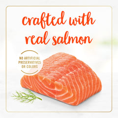 Fancy Feast Saumon Pâté — saumon réel en premier ingrédient pour plus de saveur.