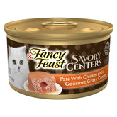 Fancy Feast Savory Centers Pate Poulet – texture double avec centre de jus