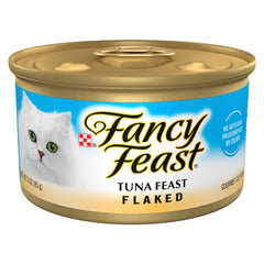 Fancy Feast Thon Émiette – conserve en 24 boîtes, pratique pour les repas quotidiens.