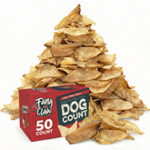 Fang and Claw – oreilles-buffle-eau-chien, friandise naturelle et durable pour chiens mordeurs.