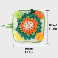 Fanlahmtasy Tapis-enrichissement-olfactif-lapin-30cm: stimulation mentale lors des jeux.