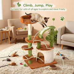 FansaFurn marches d'escalade intégrées facilitant les mouvements des chats.