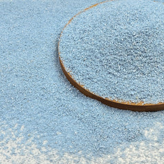 Sable bleu Fantian pour aquarium, aspect net et sans danger pour poissons.