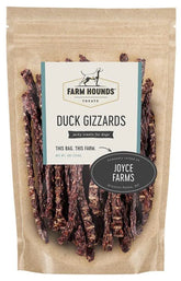 Farm Hounds gesiers-de-canard-en-tranche, friandise naturelle idéale pour l'entraînement des chiens.