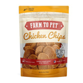 Farm To Pet - emballage chips poulet, friandises pratiques pour chiens actifs.