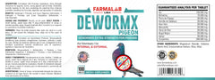 Farmalab Natural Dewormer – comprimés polyvalents, adaptés pour poulets et poussins.