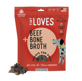 Farmland Traditions Tiny Loves Jerky, entraînement canin avec bouillon d'os et boeuf.