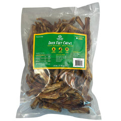 Farmland Traditions pattes-de-canard-sachet: friandise naturelle pour chien sans ingrédients artificiels.