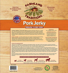 Viande séchée de porc Farmland Traditions, texture naturelle pour mâcher.