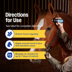 Farnam Endure Roll-On autour des oreilles pour réduire les démangeaisons liées aux insectes.