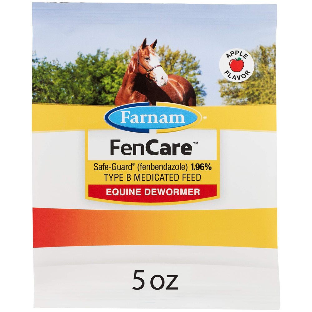 Farnam FenCare Safe-Guard pellets goût pomme, faciles à accepter par le cheval.