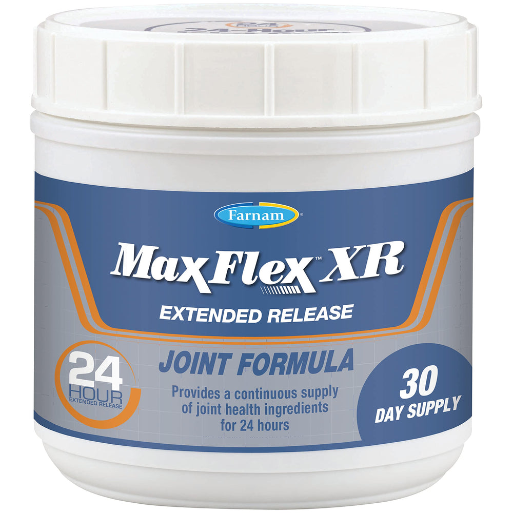 MaxFlex XR Farnam, poudre alfalfa – soutient la mobilité articulaire du cheval au quotidien.