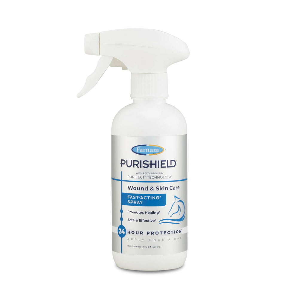 Purishield Spray Farnam: action rapide sur les plaies animales.