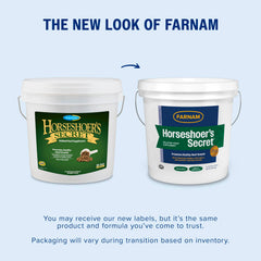 Farnam Secret du Maréchal-Ferrant granulés réparant les fissures des sabots.
