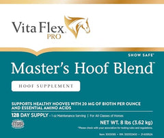 Dose cuillère Vita Flex Master’s Hoof Blend facilitant la prise journalière.