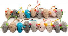 Souris peluche Fashion's Talk avec herbe à chat, idéal pour intérieur.