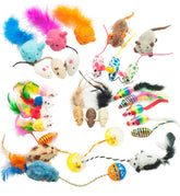 Fashion's Talk Souris Jouet Mix 27 — divertissement varié stimulant l'instinct de chasse.