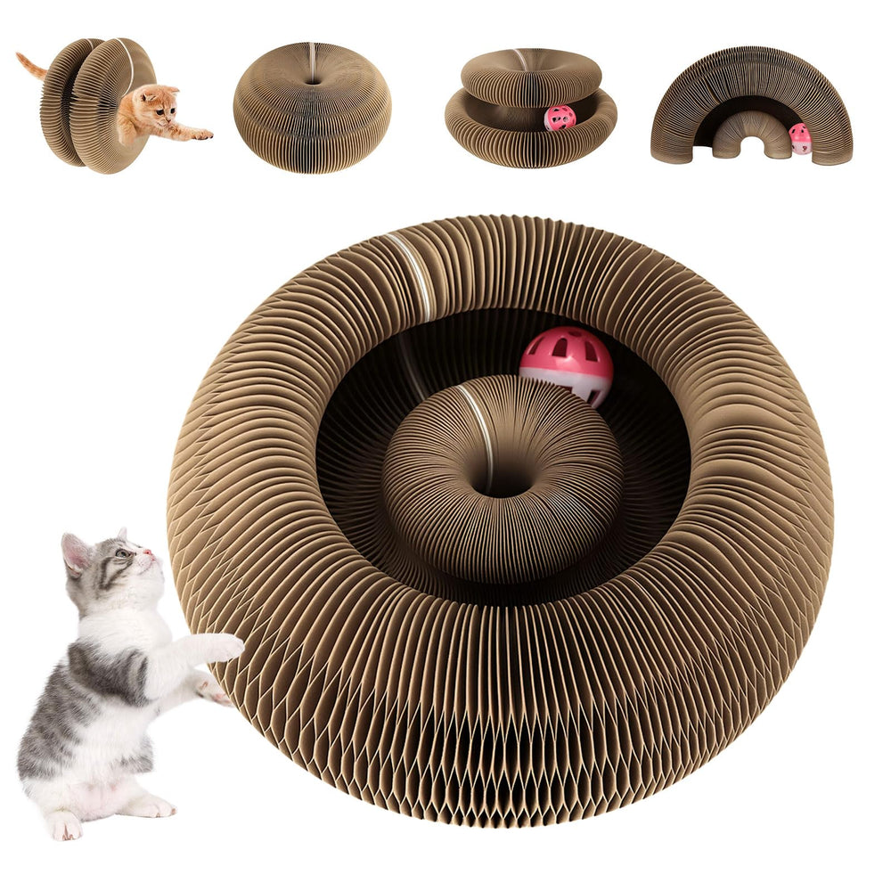 Kitty Curls FATIRO avec balle-cloche attire le chat et stimule le jeu