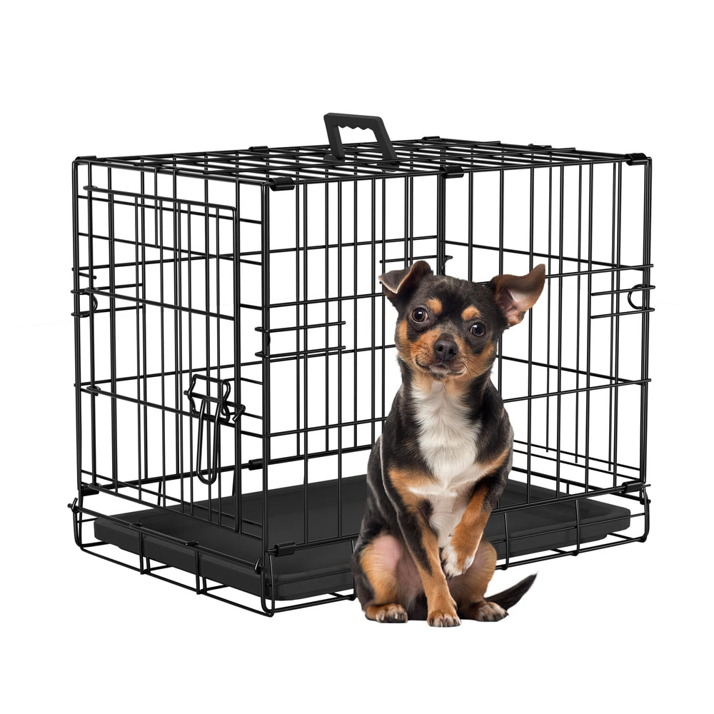 FDW cage chien 18 pouces pliable pour rangement et voyage