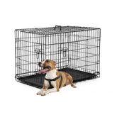 FDW cage chien double porte avant, accès pratique et sûr.