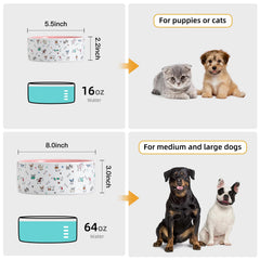Gamelle FE FUN ELEMENTS en céramique durable, nettoyage facile et hygiène renforcée.